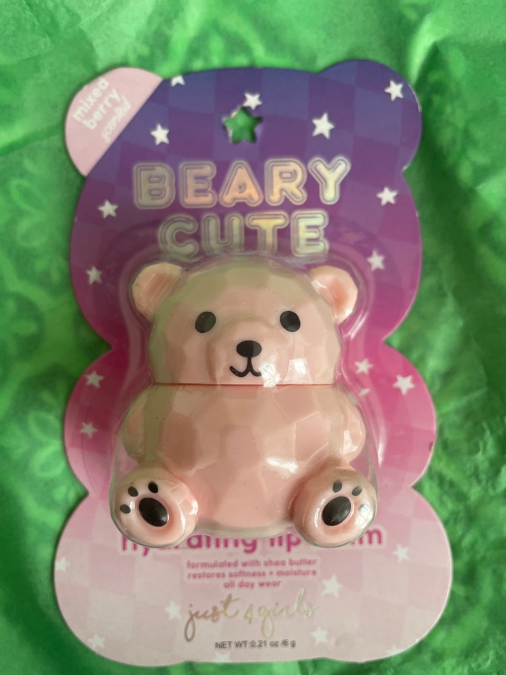 Pink Bear Lip Balm - Hydrating Pink Balm